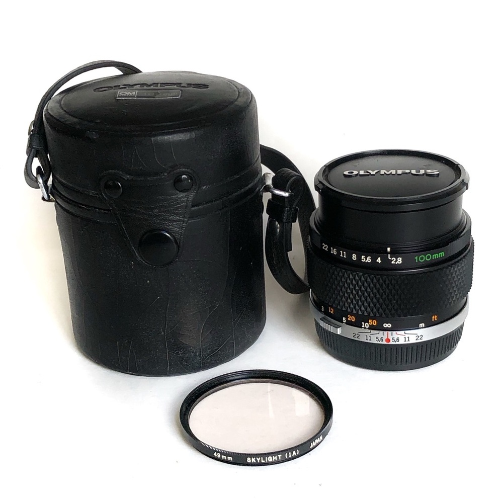 Olympus OM-SYSTEM E.Zuiko Auto-T 100mm f/2.8 Telephoto Camera Lens SN 152004